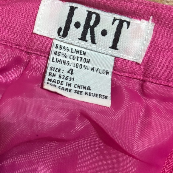 Beautiful! JRT pink wool skirt size 4 - Picture 3 of 3